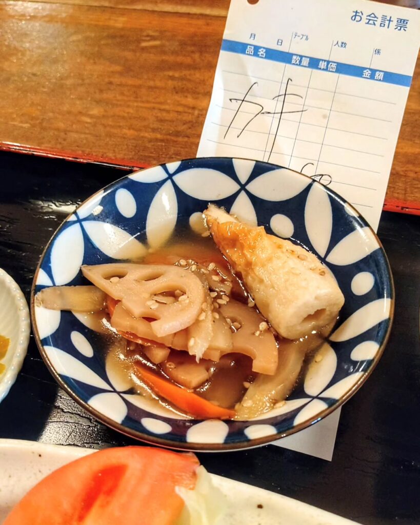 風景の提唱の日替わりの小鉢