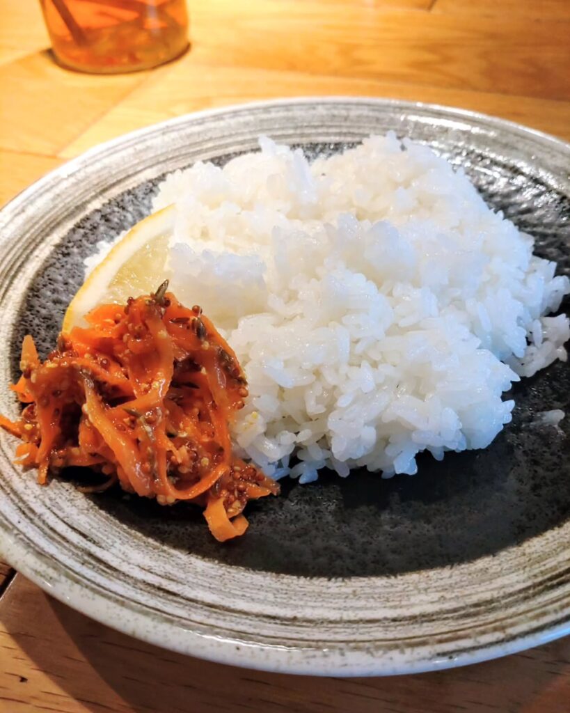 Agri（アグリ）のどろぶたハンバーグのスープカレーのライス