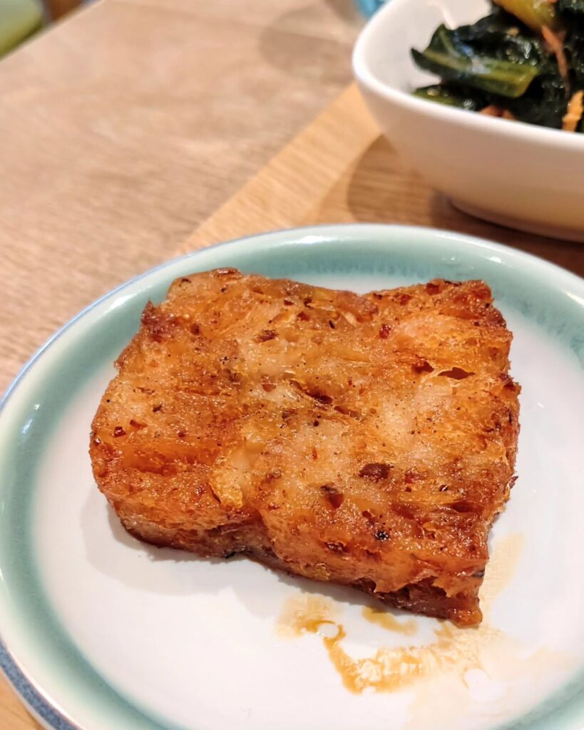 富小路粥店の大根餅