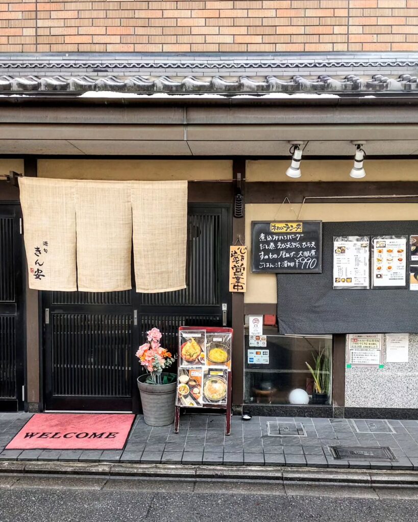 遊旬 きん安のお店の外観