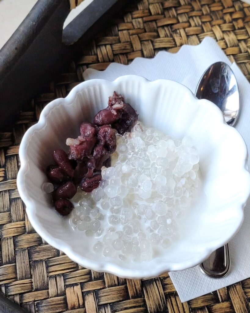 タイレストラン ルアンロスのタピオカのココナッツミルク煮