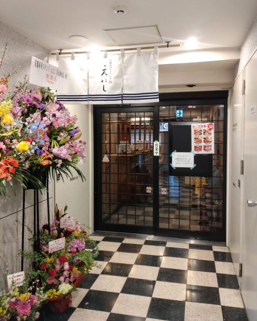 百圓寿司スタンドえにし 烏丸御池店のお店の外観