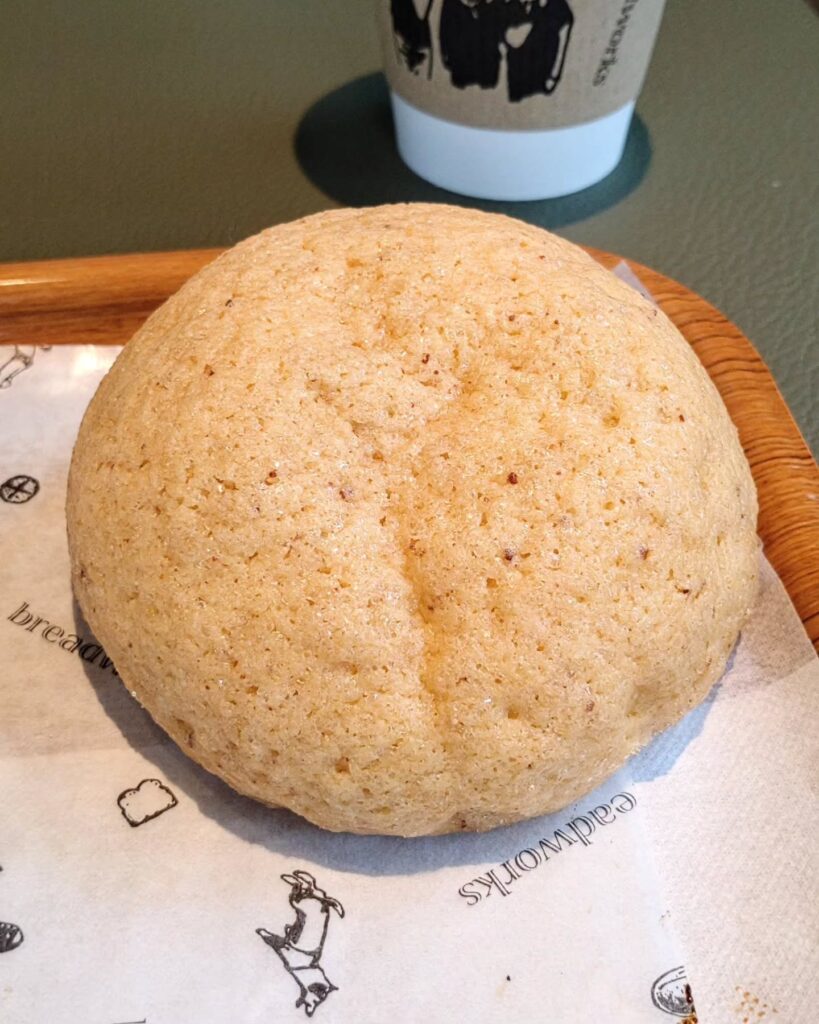 breadworks 聖護院のメロンパン - 京都市役所前ランチめぐり breadworks 聖護院のメロンパン